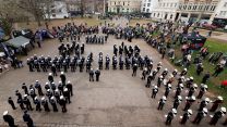 Sailors from destroyer HMS Defender take part in Freedom of the City parade in Exeter 11022023 CREDIT Royal Navy.jpg