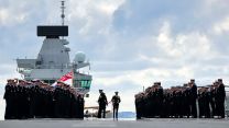 Sailors of HMS Prince Of Wales on the flight deck 01092023 CREDIT MOD.jpg