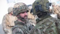 Soldiers during Operation Pitting which will see the military aid the evacuation of former British staff eligible for relocation (Picture: MOD).