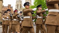 Soldiers march past York Minster at the freedom of the city parade in York 19052022 CREDIT MOD Crown Copyright.jpg