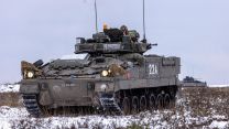 Soldiers within the Queens Royal Hussars (QRH) battlegroup in a Warrior AFV 20012023 CREDIT MOD Crown Copyright.jpg