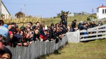 Spectators in the Falklands enjoying Boxing Day horse races 04012024 CREDIT Welsh Guards