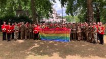The Army CGS and Sgt Major joined the Army LGBT+ network at the Defence Pride Reception before the march 02062022 CREDIT Army LGBT+.jpg