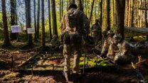 The Band of The Brigade of Gurkhas given orders Exercise Cambrian Patrol 2026 Breacon Beacons 051026 CREDIT MOD
