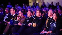 The Chief of the Defence Staff, First Sea Lord and Chief of the General Staff at Atlantic Future Forum (Picture: Royal Navy).