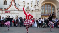 The International Celtic Dance Team at Spasskaya Tower Festival 2019, Moscow (Picture: PA).