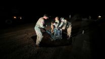 The Parachute Engineer Regiment & Commando Royal Engineers conducting airfield damage repairs at the Wadi Seidna Air Base in Sudan 28042023 CREDIT Airborne Sappers Twitter, MOD
