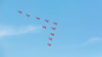 The RAF Red Arrows arrived at RAF Akrotiri in Cyprus 28092021 Credit MOD Crown Copyright.jpg
