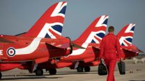 The RAF Red Arrows arrived at RAF Akrotiri in Cyprus on Tuesday 28092021 Credit MOD Crown Copyright.jpg