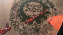 The Red Arrows put on a spectacular 20-minute show at the Expo2020 Dubai site 08112021 Credit MOD.jpg