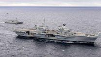 UK carrier strike group here operating off the coast of Norway 09112023 CREDIT Royal Navy