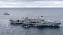 UK carrier strike group operating off the coast of Norway 09112023 CREDIT Royal Navy