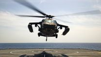 US Army UH60L Black Hawk helicopters on board RFA WAVE KNIGHT to assist with aid response in Haiti 19082021 Credit MOD Crown Copyright.jpg