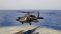 US Army UH60L Black Hawk helicopters on board RFA WAVE KNIGHT to assist with aid response effort in Haiti 19082021 Credit MOD Crown Copyright.jpg