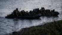 Ukraine’s forces in small boat amphibious operations (Picture: MOD)