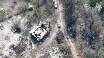 Ukrainian forces release images of destroyed military vehicles at river crossing 12052022 CREDIT Ukrainian Airborne Forces Command via Reuters.jpg