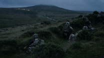 Ukrainian marines on night training in the UK