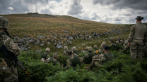 Ukrainian marines training in the UK (Picture: MOD)