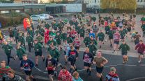 Welsh Guards Christmas fancy dress PT session 2 111222 CREDIT WELSH GUARDS