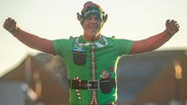 Welsh Guards Christmas fancy dress PT session 5 111222 CREDIT WELSH GUARDS