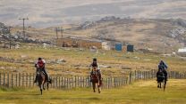 Welsh Guards in the Falklands, annual race meeting 04012024 CREDIT Welsh Guards