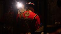 Yeomen Guards, at Westminster Palace in London maintained a constant, 24-hour vigil around the Queen’s coffin while she was Lying-in-State 15092022 CREDIT MOD Crown Copyright.jpg