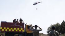 Army steps in to help with South Wales wildfires pic MOD