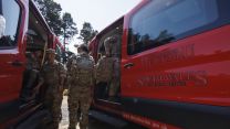 Army steps in to help with South Wales wildfires pic MOD