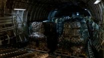 A Royal Air Force C-17 Globemaster arrived in Egypt on 23 November 2023 to deliver UK Aid (Picture: MOD).