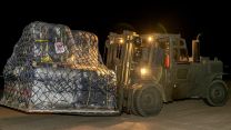 A Royal Air Force C-17 Globemaster arrived in Egypt on 23 November 2023 to deliver UK Aid (Picture: MOD).