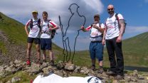 Teams of four took part in the Cumbian Challenge which took them across the hills of Grasmere
