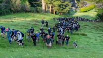 The opening stretch of the Cumbrian Challenge was a steep hill in Grasmere