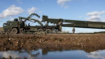 dry run of launching the Automotive Bridge Launching Equipment 'ABLE' 23022024 CREDIT MOD