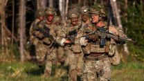 Danish troops during Exercise Dragon Charge 17 August 2022 CREDIT Crown Copyright