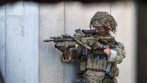Danish troops during Exercise Dragon Charge 17 August 2022 CREDIT Crown Copyright