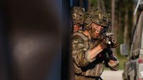 Danish troops during Exercise Dragon Charge 17 August 2022 CREDIT Crown Copyright