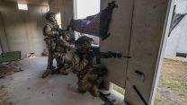 British, Danish, and French troops exercise together in Estonia on Exercise Dragon Charge 17 August 22 CREDIT Crown Copyright