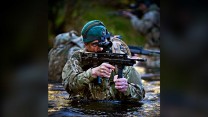 The Commandant General Royal Marines' Prize - Awarded for the best section or unit portfolio of three prints depicting Royal Marines related subjects.  Winner: Fleet Photographic Unit North