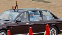 Her Majesty The Queen presented the Household Cavalry with new Standards today. 