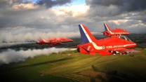 The Red Arrows are pictured flying over Scotland.

Photo Crown Copyright 2009
