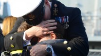Royal Navy Royal Marines Charity Family & Friends Award - Awarded to the best single image that captures heart-warming moments of Naval service personnel and their friends, family, children and loved ones. Winner: Leading Airman (Photographer) Maxine Davies