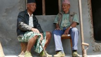 Gurkha brothers Kul and Gunga Bahadur Gurung