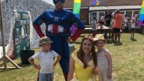 Captain America and Belle at RAF Odiham
