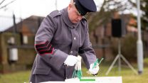 handmade leeks were worn in the soldiers caps or on their chests at St. David’s Day in Windsor 01032023 CREDIT MOD Crown Copyright.jpg