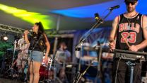 Rock The 90s on stage for CSE at RAF Marham
