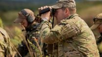 US Army SSgt David Bridger identifies a target during Exercise Furious Wolf in Poland 8 August 2023 CREDIT Nato