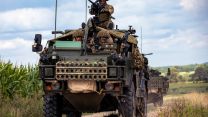 Soldiers from The Royal Lancers supporting NATO's enhanced Forward Presence Battle Group Poland on Exercise Furious Wolf, 8 August 2023 CREDIT Nato