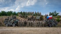 Soldiers from The Royal Lancers and 3rd Regiment Royal Horse Artillery on Exercise Furious Wolf in August 2023 CREDIT Nato