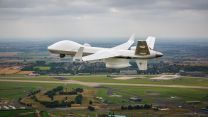pre-production example of UK’s new Protector aircraft has taken to the UK skies in preparations for the arrival of Protector to RAF Waddington 09092021 CREDIT MOD