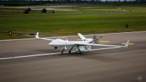 pre-production example of the UK’s new Protector aircraft has taken to the UK skies as part of preparations for the arrival of Protector to RAF Waddington 09092021 CREDIT MOD